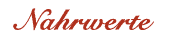 Nahrwerte